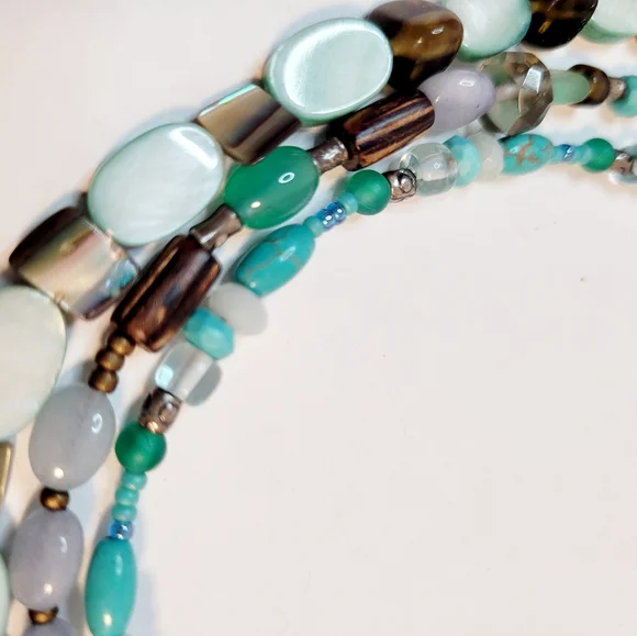 Silpada Turquoise 3 Strand Necklace - Picture 4 of 5